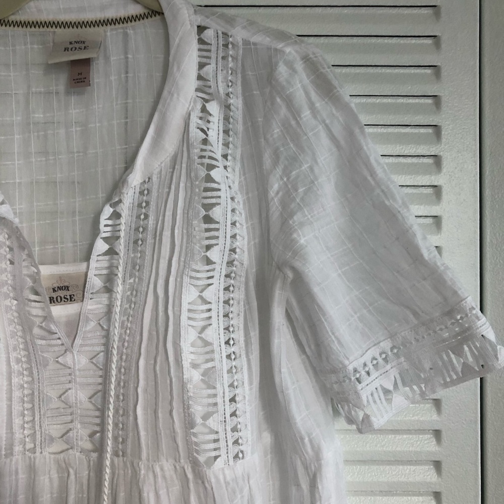 White Flowy Dress | Knox Rose